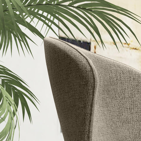 Rootz 2 Pack Dining Chairs - Upholstered Seats - Modern Dining Room Chairs - Comfortable Seating - 52 x 55 x 80 cm - Brown