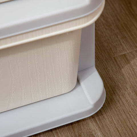 Rootz Children's Storage Box - 3 Large Drawers - Kid-Friendly Organizer - Safety Rounded Edges - 37x37x56.5 cm