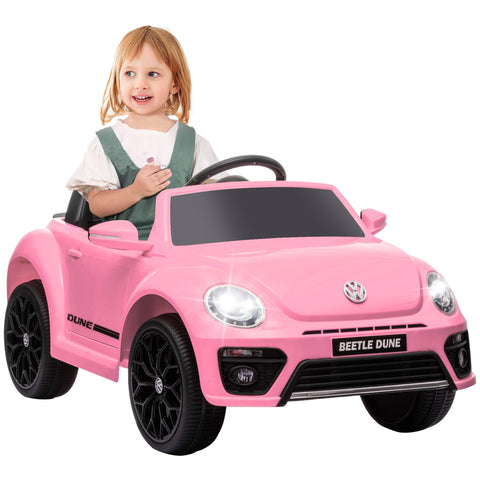 Rootz VW Beetle Kids Electric Car - Ride-On Vehicle - Children's Car - Remote Control - 97cm x 56.5cm x 46cm