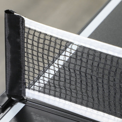 Rootz Compact Table Tennis Table Set - Mini Ping Pong Table - Portable Table Tennis - Rust-Proof Aluminum - Ideal for Small Spaces - 152cm x 76cm x 72cm