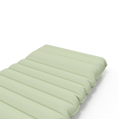 Rootz Camping Sleeping Mat - Air Mattress - Water-repellent Air Bed - Foot Pump - Carry Bag-camping - Waterproof - TPU Coated Nylon - Green - 200L x 60W x 10H cm