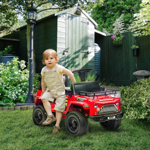 Rootz elektrische kinderauto - kinderauto - speelgoedauto - off-road avontuur - opbergruimte, muziek, veiligheidsvoorzieningen - 82 cm x 48 cm x 56 cm - kunststof, metaal