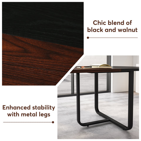 Rootz Executive Desk - Office Desk - Workstation Table - Elegant Design - 180 cm Width x 90 cm Depth x 75 cm Height