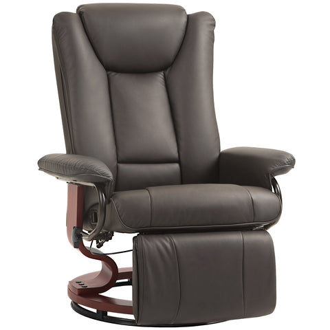 Rootz Reclining Relaxation Chair - TV Armchair - Cinema Chair - 360° Rotatable - Faux Leather - 78cm x 88cm x 103cm