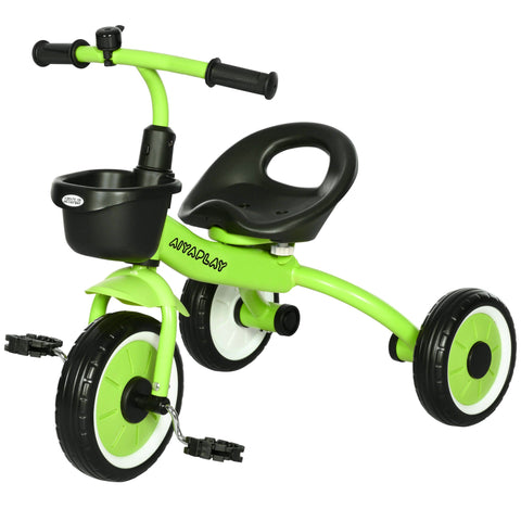 Rootz Tricycle for Children - Kids Trike - Toddler Bicycle - Adjustable Saddle Seat, Ergonomic Handlebar - 70.5cm x 53cm x 58cm - Green