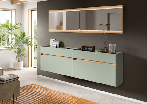 Rootz Wardrobe Combination - Storage Set - Closet Organizer - Sustainable Wood - 192cm x 220cm x 32cm