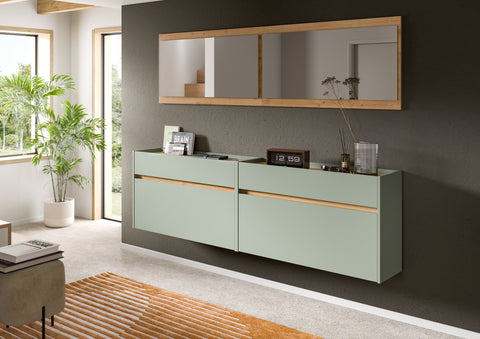 Rootz 4 Piece Wardrobe Set - Storage Combination - Organizer Unit - Easy Assembly - 192x220x32 cm