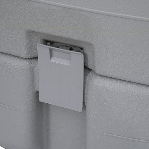 Rootz Portable Camping Toilet - Mobile Toilet - Travel Toilet - Hygienic Comfort - 38cm x 38cm x 45cm