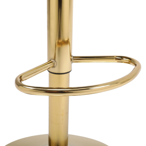 Rootz Bar Chair - Swivel Seat - Height Adjustable - Velvet Comfort - 46.9cm x 51.9cm x 102.9cm