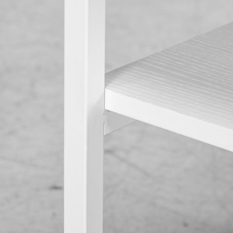 Rootz Printer Rack Trolley - Printer Stand - Storage Shelf - Space Optimizing - 50b x 50t x 52.5H cm