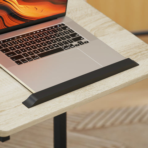 Rootz Adjustable Side Table - Bedside Table - Desk - Height Adjustable - Metal Frame - 55cm x 36cm x 62.5-82.5cm