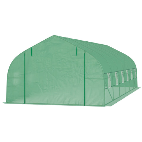 Rootz Large Garden Greenhouse Tunnel - Plant Shelter - Weather-Proof Grow Tents - Year-Round Use - 800cm x 300cm x 200cm