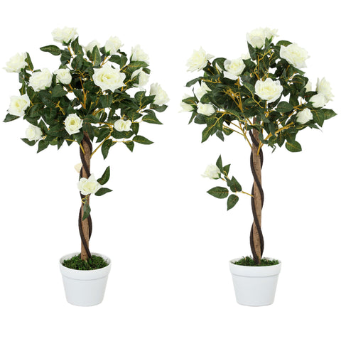 Rootz Artificial Tree - Art Plant - Fake Plant - Low Maintenance - Ø18 x 90H cm