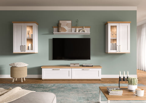 Rootz 4-Piece Living Room Set - Furniture Collection - Home Storage Solution - Ample Space - 336cm x 161cm x 40cm