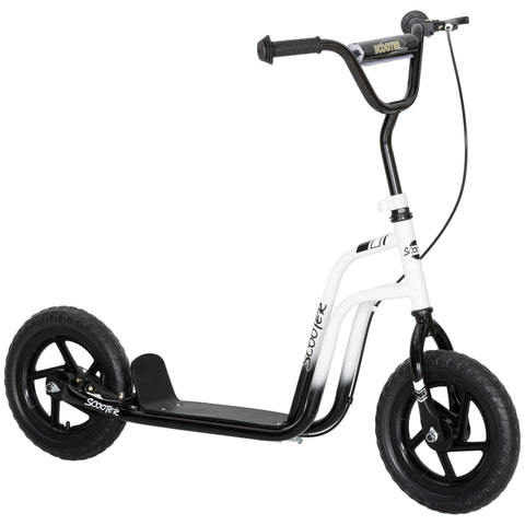 Rootz Children's Scooter - Kids Scooter - Youth Scooter - Adjustable Handlebars - 88cm to 50cm x 31cm x 10.8cm - White