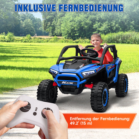 Rootz Children's Electric UTV Car - Kid's Ride-On Car - Remote Control SUV - 1 Hour Drive - 117cm x 72cm x 67cm