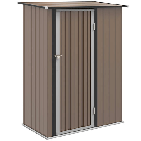 Rootz Garden Pavilion 1.2 m² Storage House - Garden Shed - Tool Shed - Lockable Door - 142cm x 84cm x 189cm
