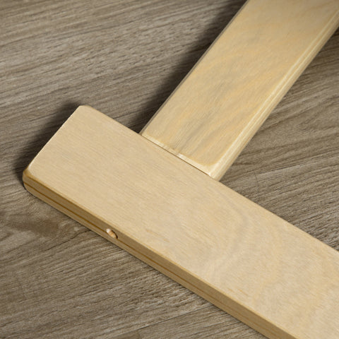 Rootz Accent Chair - Relaxation Chair - Recliner - Adjustable Footrest - Birch Wood - 66.5 x 94 x 100 cm