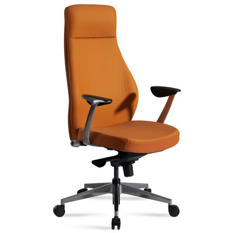 Rootz Executive Chair - Office Chair - Ergonomic Chair - High-Quality Upholstery - Aluminum Armrests - Adjustable Seat Height - 119cm x 74cm x 74cm
