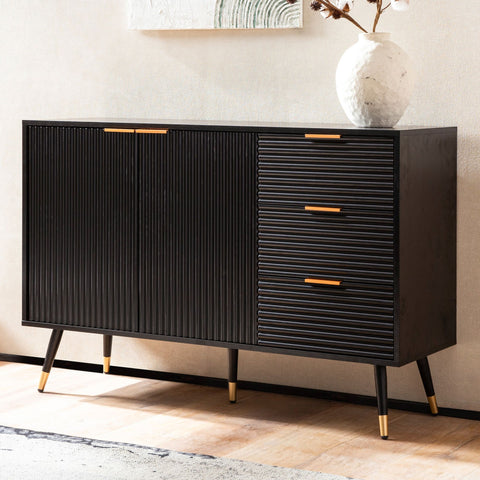 Rootz Stylish Chest of Drawers - Modern Dresser - Elegant Storage Unit - Ample Storage, Anti-Slip Design - 120cm x 80cm x 40cm