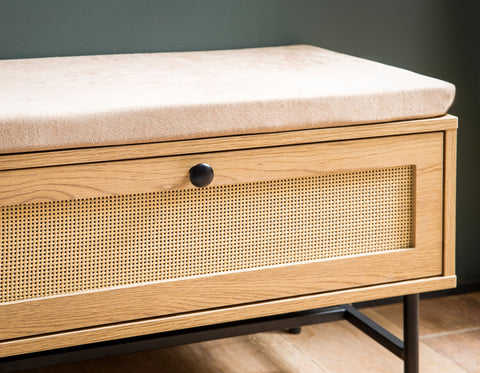 Rootz Cloakroom Bench - Entryway Seating - Hallway Storage - Extra Storage & Modern Design - 100cm x 60cm x 38cm