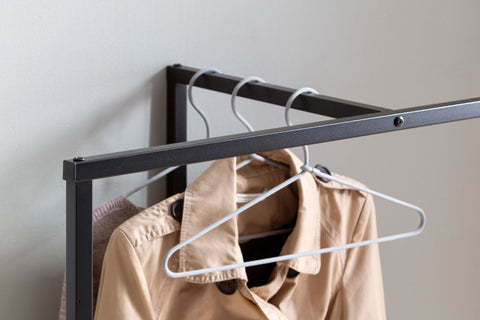 Rootz Modern Wardrobe - Clothes Cabinet - Closet - Oak Decor - Clothes Rail - Chest of Drawers - Practical Storage - Scratch-Resistant - Water-Repellent - 85cm x 152cm x 44cm