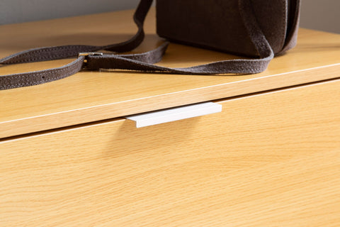 Rootz Modern Wardrobe - Clothes Cabinet - Closet - Oak Decor - Clothes Rail - Chest of Drawers - Practical Storage - Scratch-Resistant - Water-Repellent - 85cm x 152cm x 44cm