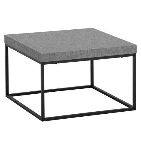 Rootz Modern Coffee Table - Contemporary Table - Minimalist Table - Space-Saving Design - 60cm x 60cm x 38cm