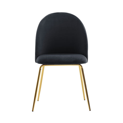 Rootz Scandinavian Dining Chairs - Kitchen Chairs - Modern Chairs - Velvet Upholstery - 53cm x 86cm x 50cm