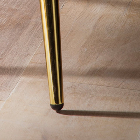 Rootz Modern Dining Chair - Scandinavian Chair - Stylish Seating - Velvet Comfort - 47.5cm x 80cm x 53cm