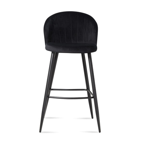 Rootz Scandinavian Design Bar Stools - Modern Counter Chairs - High Seating Comfort - 56cm x 102.5cm x 52.5cm
