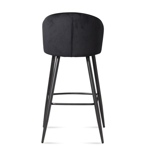 Rootz Scandinavian Design Bar Stools - Modern Counter Chairs - High Seating Comfort - 56cm x 102.5cm x 52.5cm