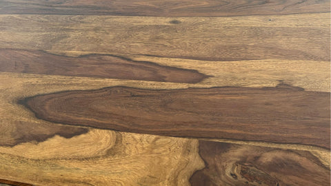 Rootz Rectangular Coffee Table - Industrial Design - Solid Wood - Durable Storage - 115cm x 60cm x 38cm