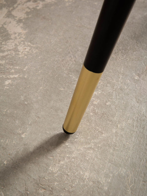 Rootz Round Dining Table - Modern Dining Furniture - Marble-Style Table - Scratch-Resistant - 75cm x 75cm x 76cm