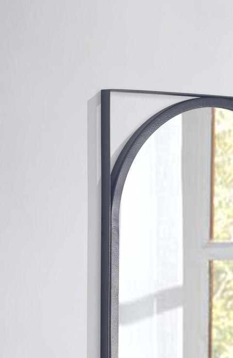 Rootz Wall Mirror - Modern Design - Rectangular Frame - Handmade - Glass Mirror - Powder-Coated Iron Frame - 37cm x 91cm x 2.5cm