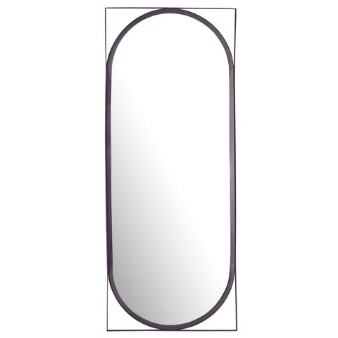 Rootz Wall Mirror - Modern Design - Rectangular Frame - Handmade - Glass Mirror - Powder-Coated Iron Frame - 37cm x 91cm x 2.5cm