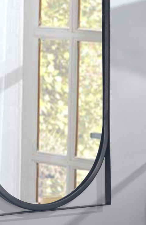 Rootz Wall Mirror - Modern Design - Rectangular Frame - Handmade - Glass Mirror - Powder-Coated Iron Frame - 37cm x 91cm x 2.5cm