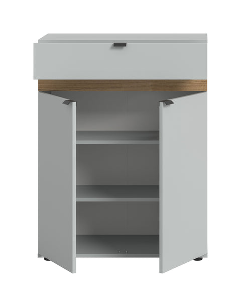 Rootz Shoe Cabinet - Storage Cabinet - Organizer - Quick Assembly - 75x98x37 cm