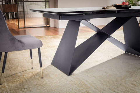 Rootz Modern Dining Table - Dining Room Table - Rectangular Table - Expandable - 180-260cm x 95cm x 78cm