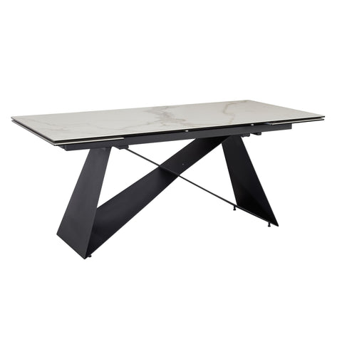 Rootz Modern Dining Table - Dining Room Table - Rectangular Table - Expandable - 180-260cm x 95cm x 78cm