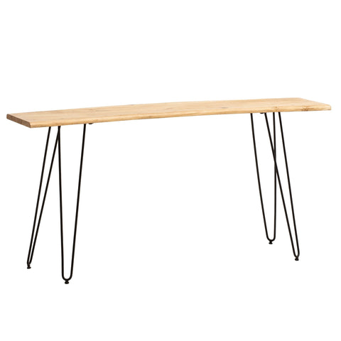 Rootz Massive Office Table - Modern Design - Expressive Edges - Unique Handcrafted - 150cm x 36cm x 75cm