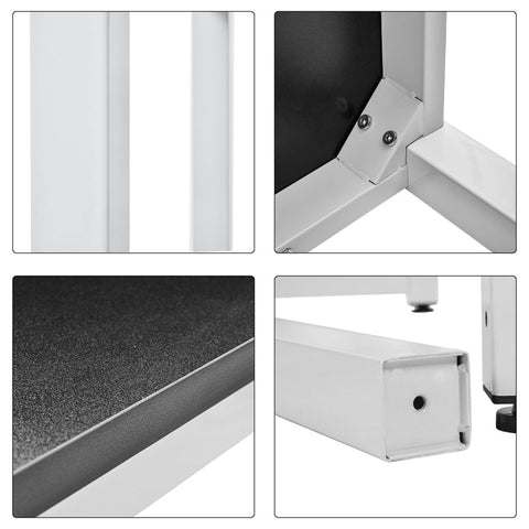 Rootz Modern Office Desk - Computer Table - Workspace Desk - Scratch & Water Resistant - 120L x 60W x 75H cm