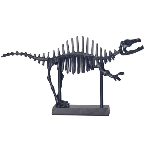 Rootz Decorative T-Rex Statue - Modern Dinosaur Figure - Handcrafted Sculpture - Unique Design - 62cm x 32.5cm x 12cm