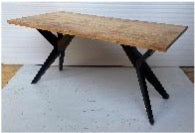 Rootz Massive Dining Table - Loft Style - Rectangular Table - Acacia Wood - Handcrafted & Unique - 200cm x 100cm x 76cm