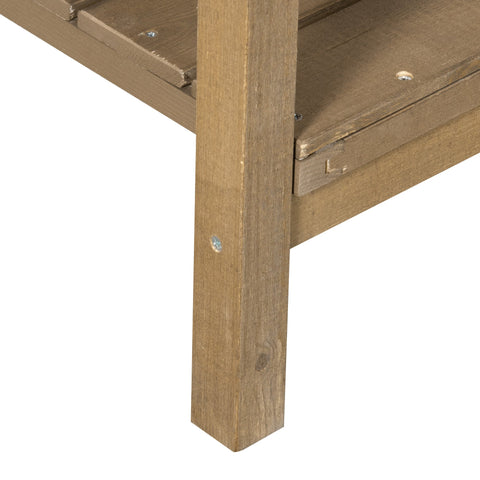 Rootz Raised Bed Planter - Gardening Box - Spruce Wood Planter - 8 Compartments and Irrigation - 110L x 46W x 76H cm