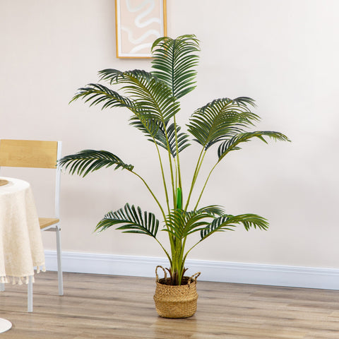 Rootz Artificial Palm Tree - Faux Palm - Realistic Indoor Plant - Adds Tropical Atmosphere - 170cm Height - Ø15cm x 12.5cm Pot