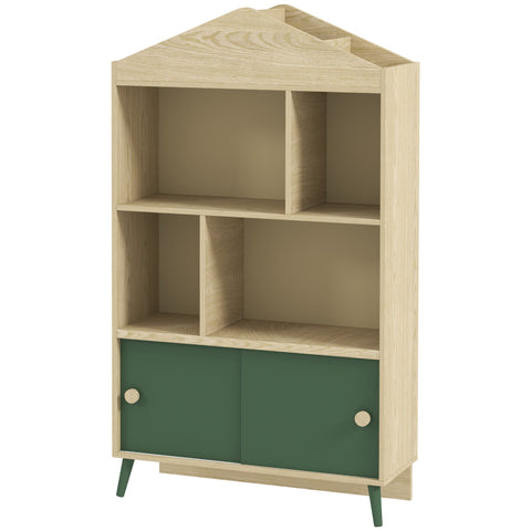 Rootz Children's Library & Storage Furniture - Toy Organizer - Kids Bookshelf - Child-Friendly Design - 80cm x 30cm x 140.5cm