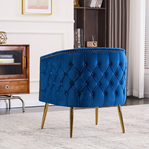 Rootz Bucket Chair - Lounge Chair - Armchair - High Density Foam Comfort - 65.27cm x 64.77cm x 73.66cm