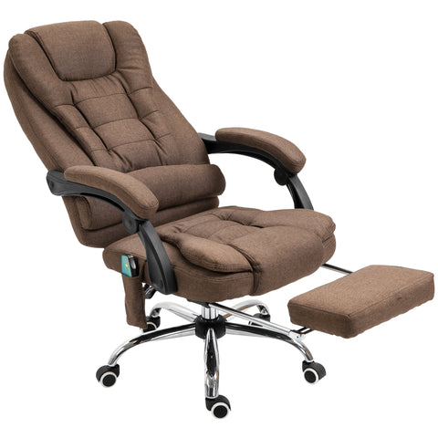 Rootz Executive Massage Chair - Office Chair - Relaxing Seat - Heated Function - 65cm x 70cm x 111-119cm