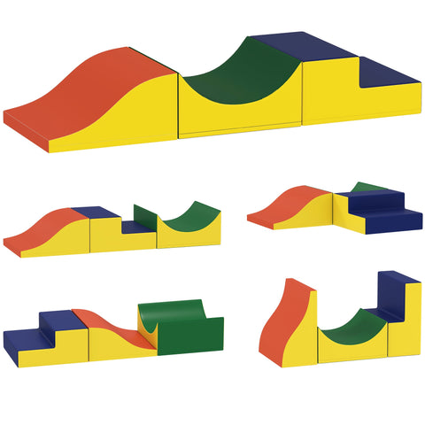 Rootz 3-Part Climbing & Crawling Set - Toddler Gym Blocks - Soft Play Modules - Enhances Motor Skills - 141cm x 45.7cm x 20.1cm